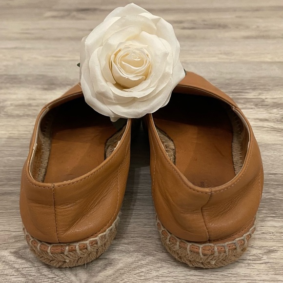 Rag & Bone Espadrille Loafers Flats in Cognac Tan Leather Size 9.5 Retails $375 - Picture 7 of 12